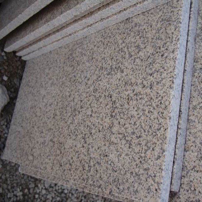 Flamed G682 granite tiles, yellow granite paving slabs